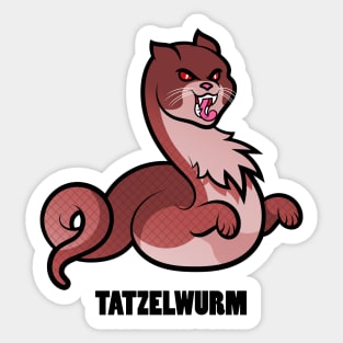 Die Tatzulwurm Sticker